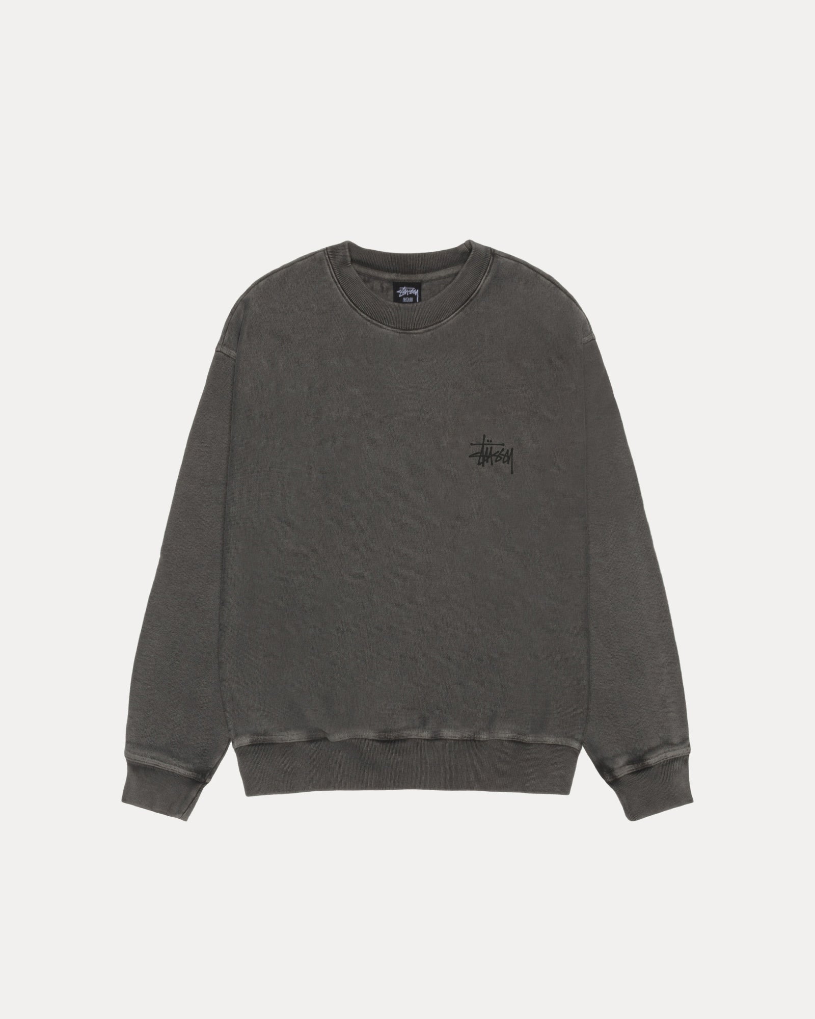 BASIC STÜSSY CREW PIGMENT DYED