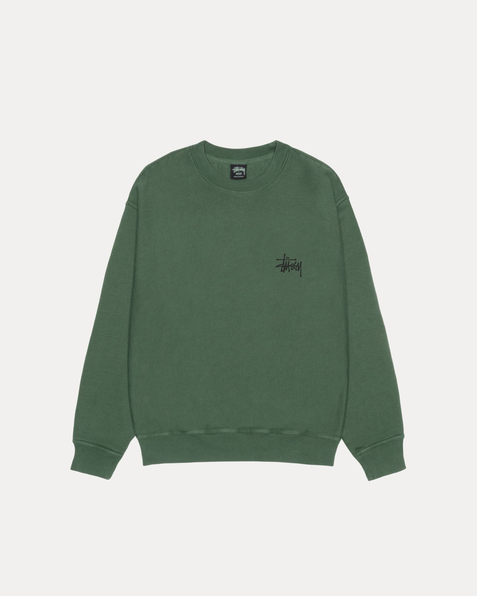 BASIC STÜSSY CREW PIGMENT DYED