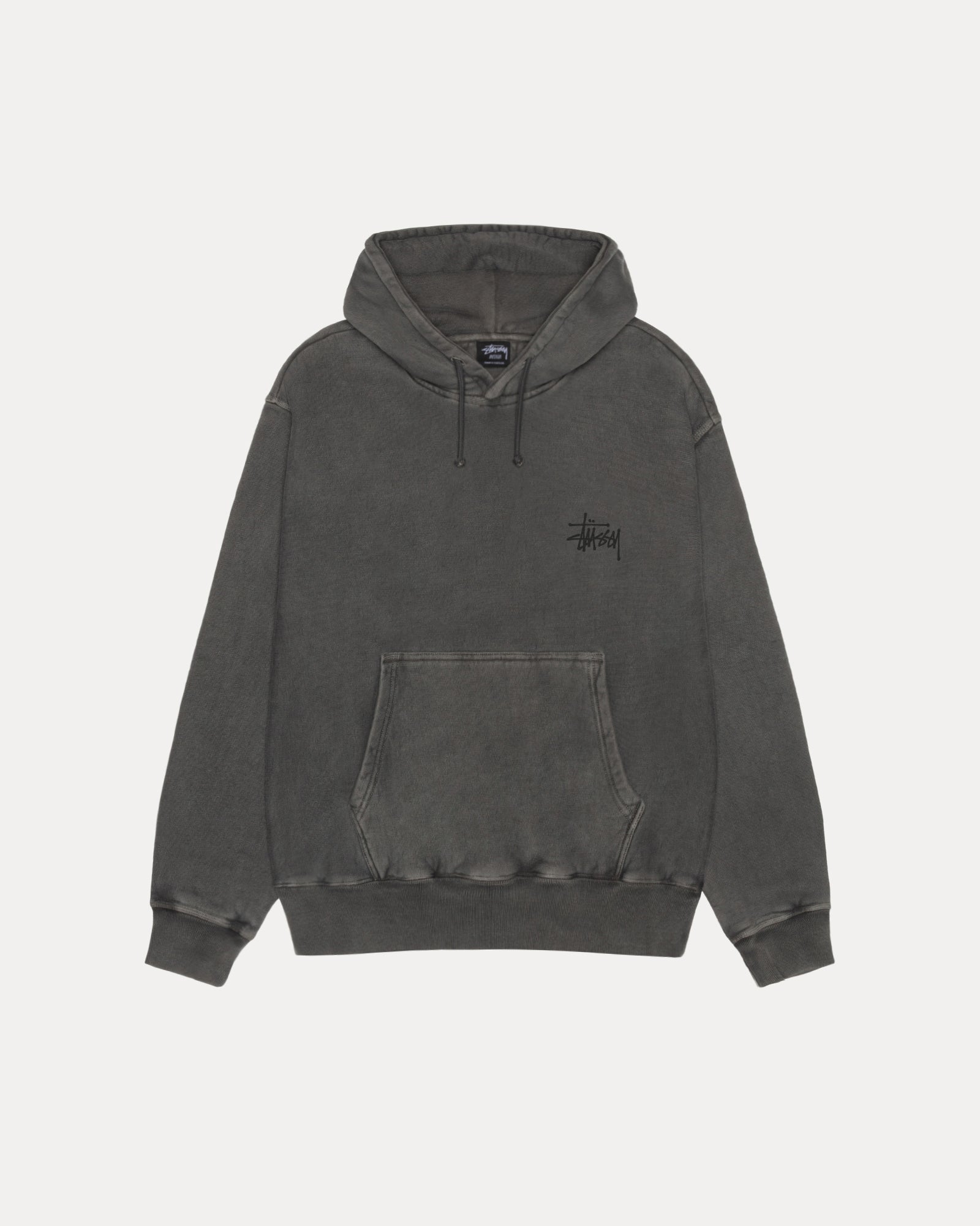 BASIC STÜSSY HOODIE PIGMENT DYED
