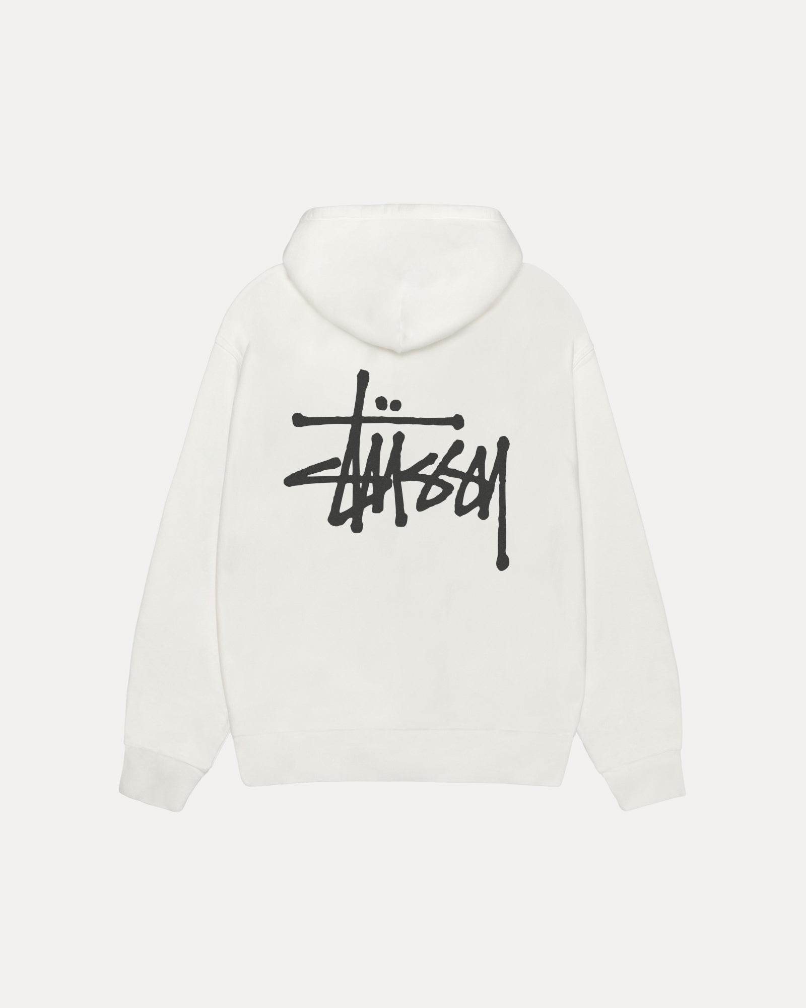 Basic Stussy Pig. Dyed Hood Mens Long Sleeve In Natural | hero:main:collection:new-arrivals,shirts,tops-shirts,all,tees,outerwear,denim,knits,accessories,sunglasses,hoodies,sweats,mens-hoodies-sweatshirts,shorts,pants,bottoms