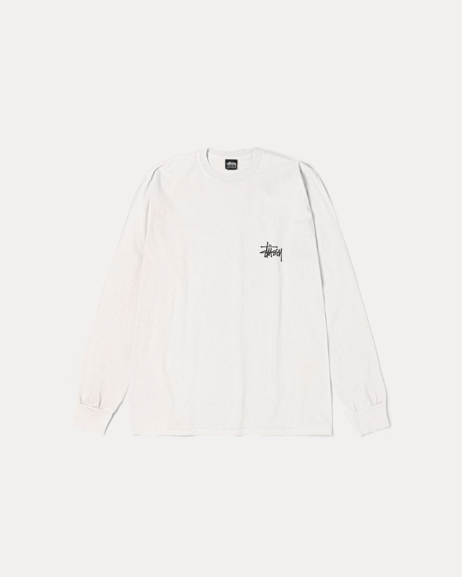 BASIC STÜSSY LS TEE PIGMENT DYED